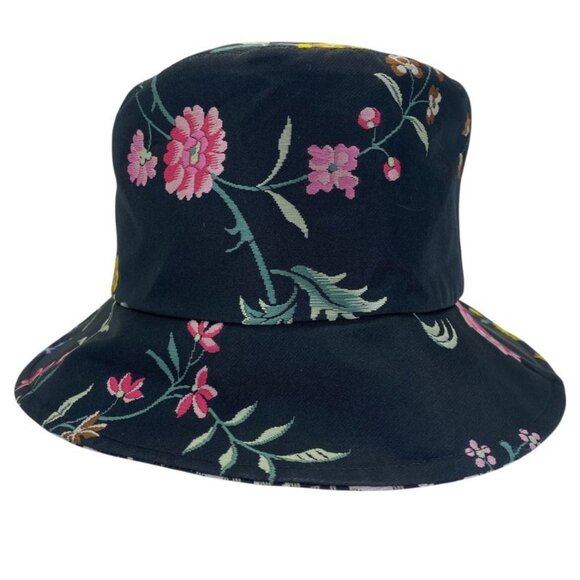 Dior Teddy-d Oblique Trotter Bucket Hat Reversible Black Gray Multicolor